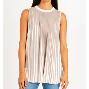 COS Sleeveless Pleated Blouse Size 6